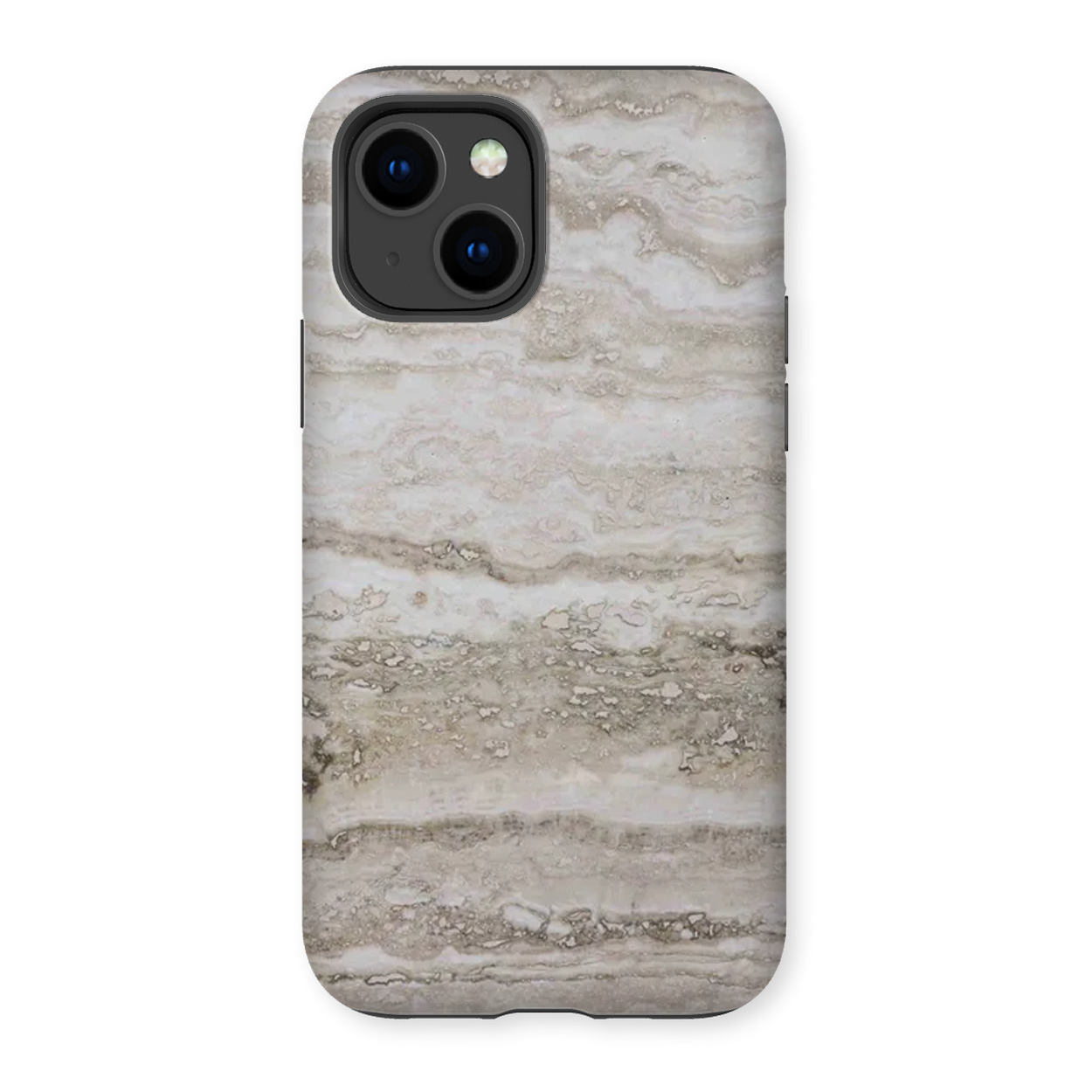 Marble Travertine Silver Phone Case Marble Travertine Silver Phone Case